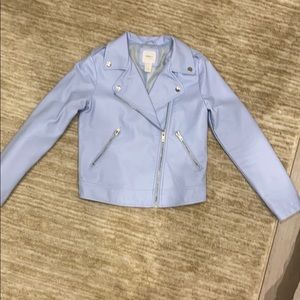 Girls faux leather jacket